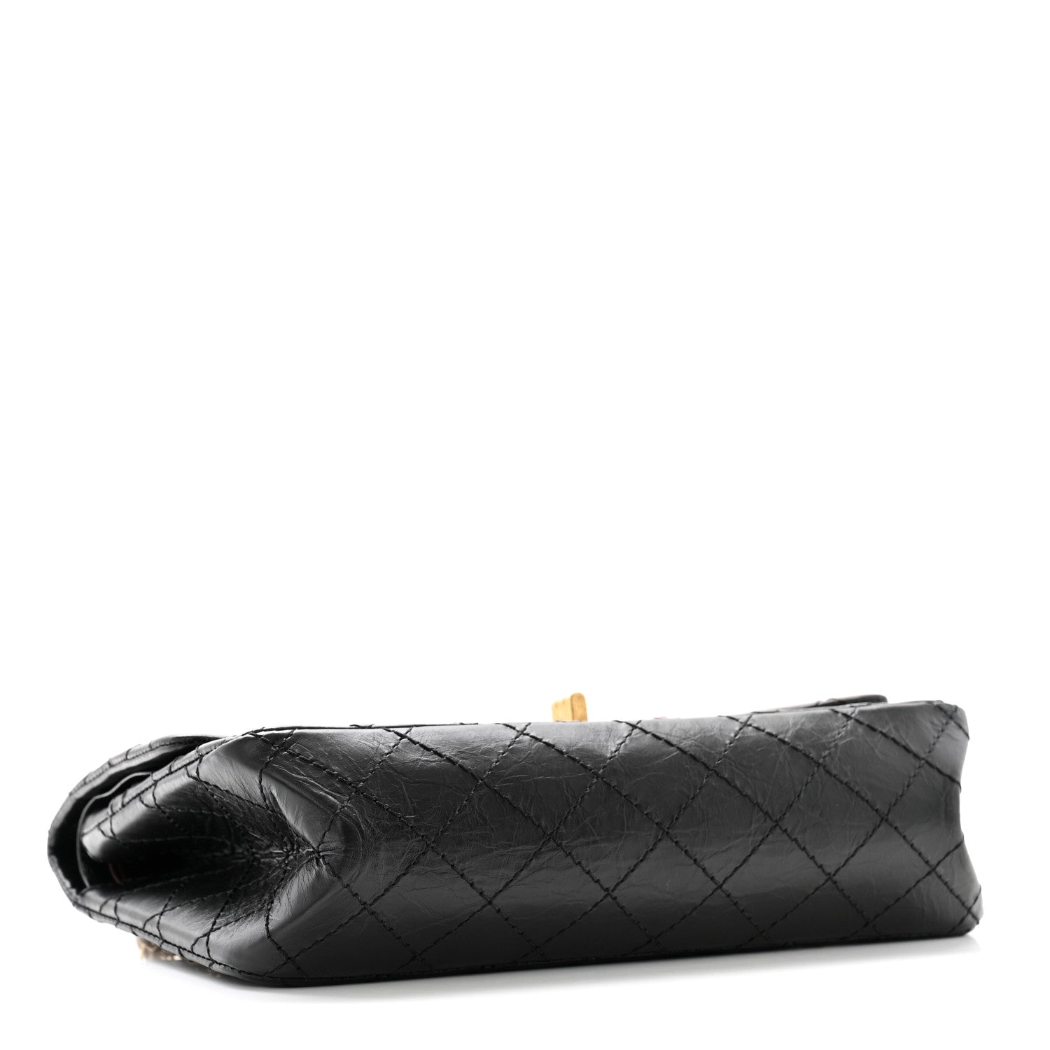 Chanel Aged Calfskin Lucky Charms 2.55 Reissue 225 Flap Black 4 of 12