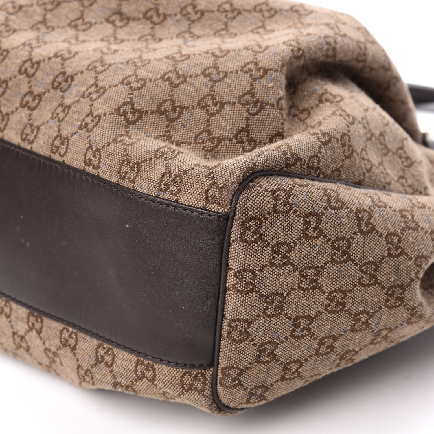 Gucci Monogram Large Sukey Tote Dark Brown 11 of 13