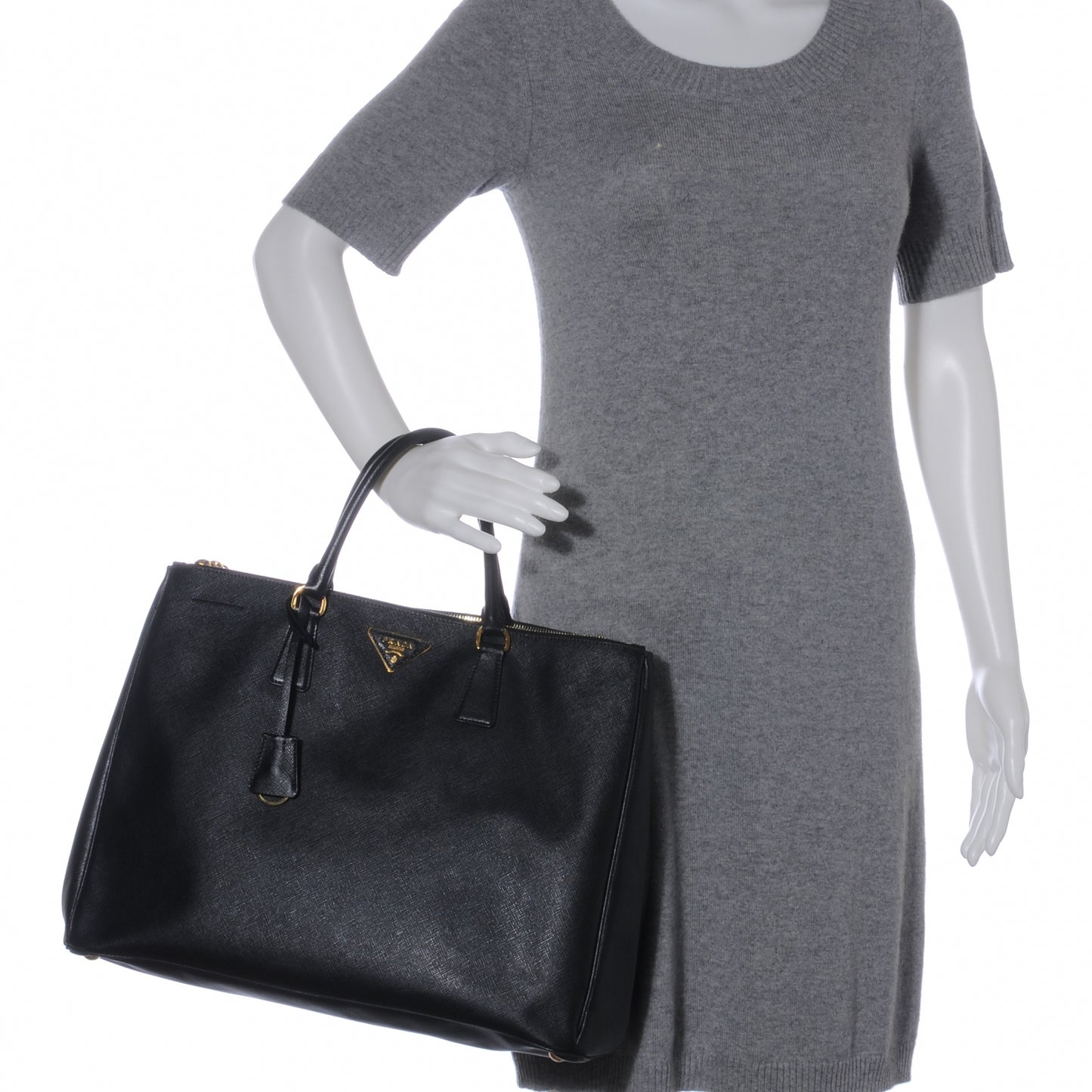 Saffiano Lux Tote Nero Black