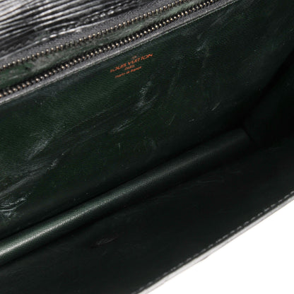 Louis Vuitton Epi Pochette Trapeze Clutch Black 5 of 8