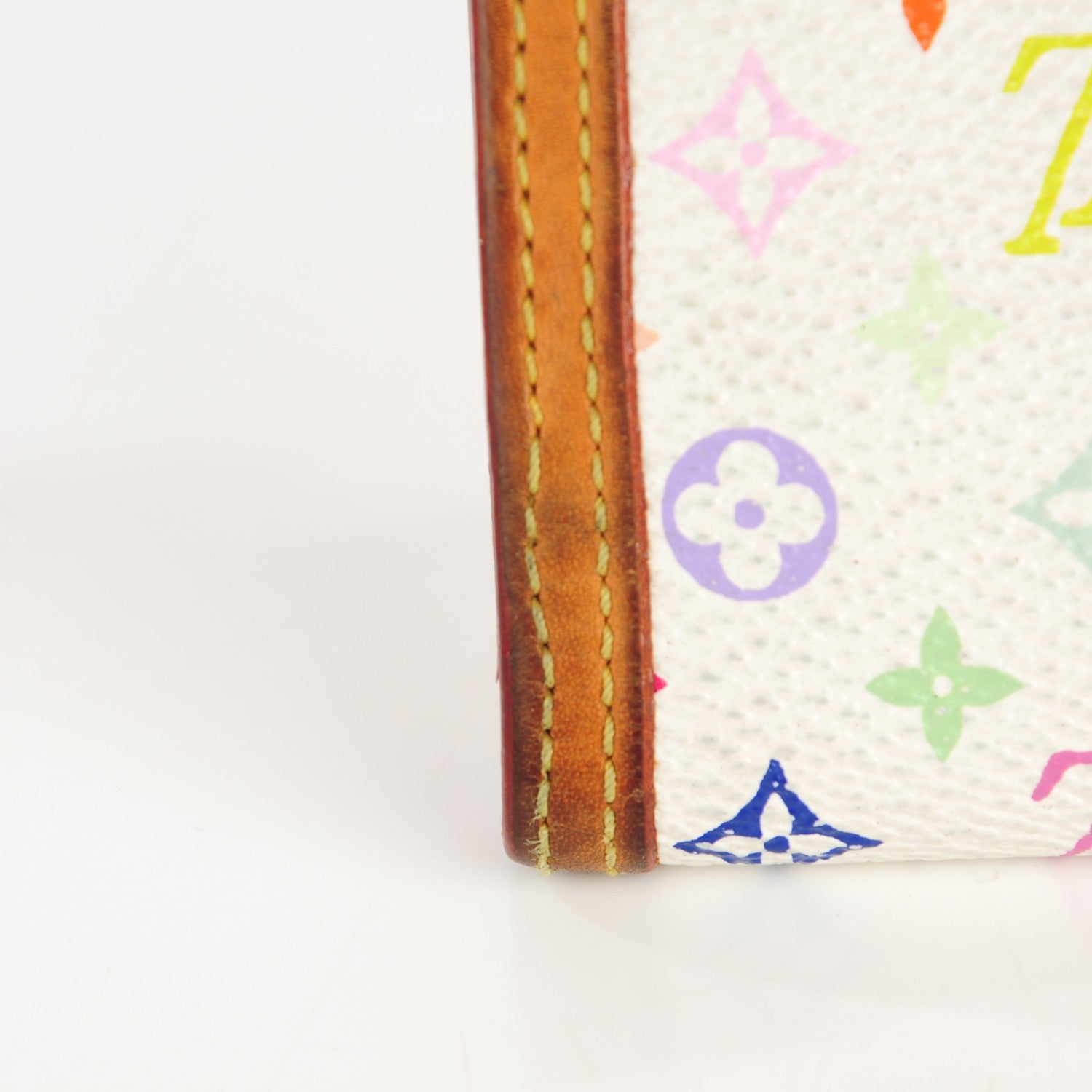 Louis Vuitton Monogram Multicolor Porte Tresor International Wallet White 9 of 14