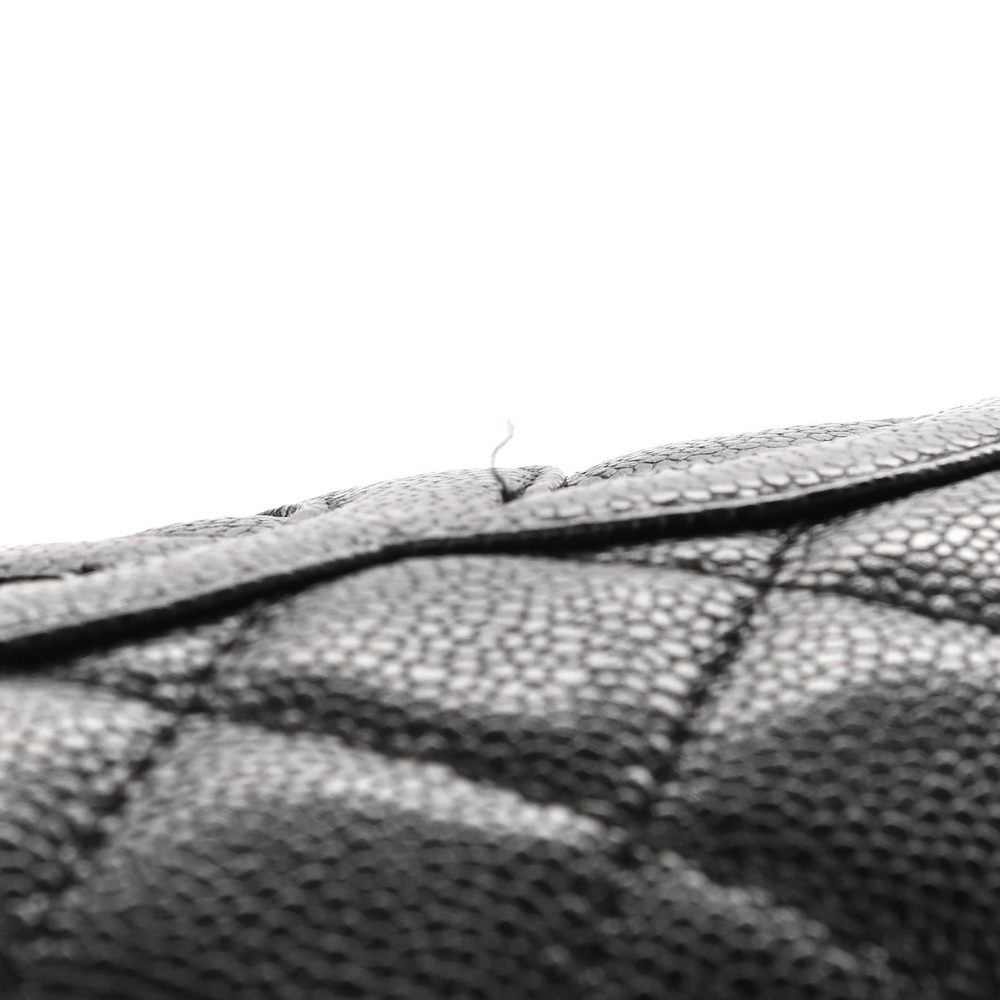 Caviar Quilted Grand Shopping Tote GST Black