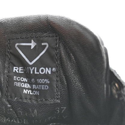 Prada Re-Nylon Spazzolato Rubber Triangle Logo Macro Quilted Womens 45mm Platform Sneakers 37 Black 9 of 11