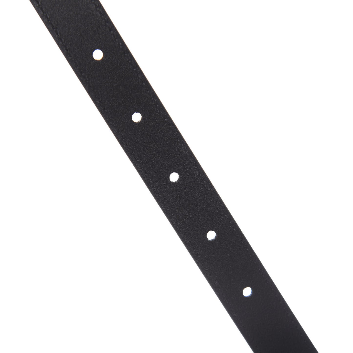 Plutone Calfskin Double G 20mm Belt 80 32 Black