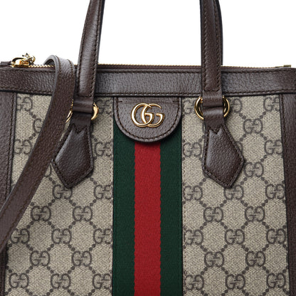 Gucci GG Supreme Monogram Small Ophidia Tote Bag Brown 11 of 11