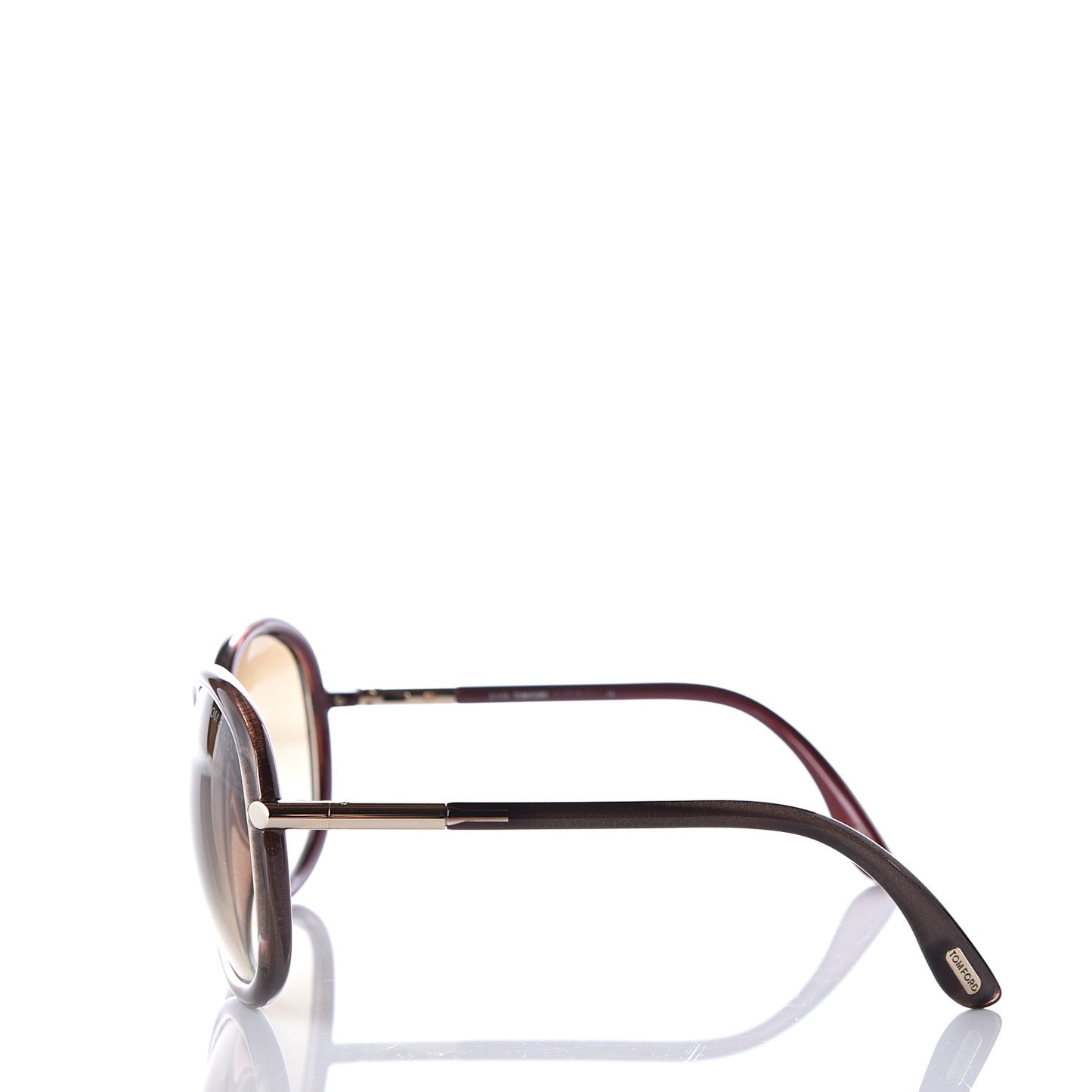 Round Sunglasses Brown
