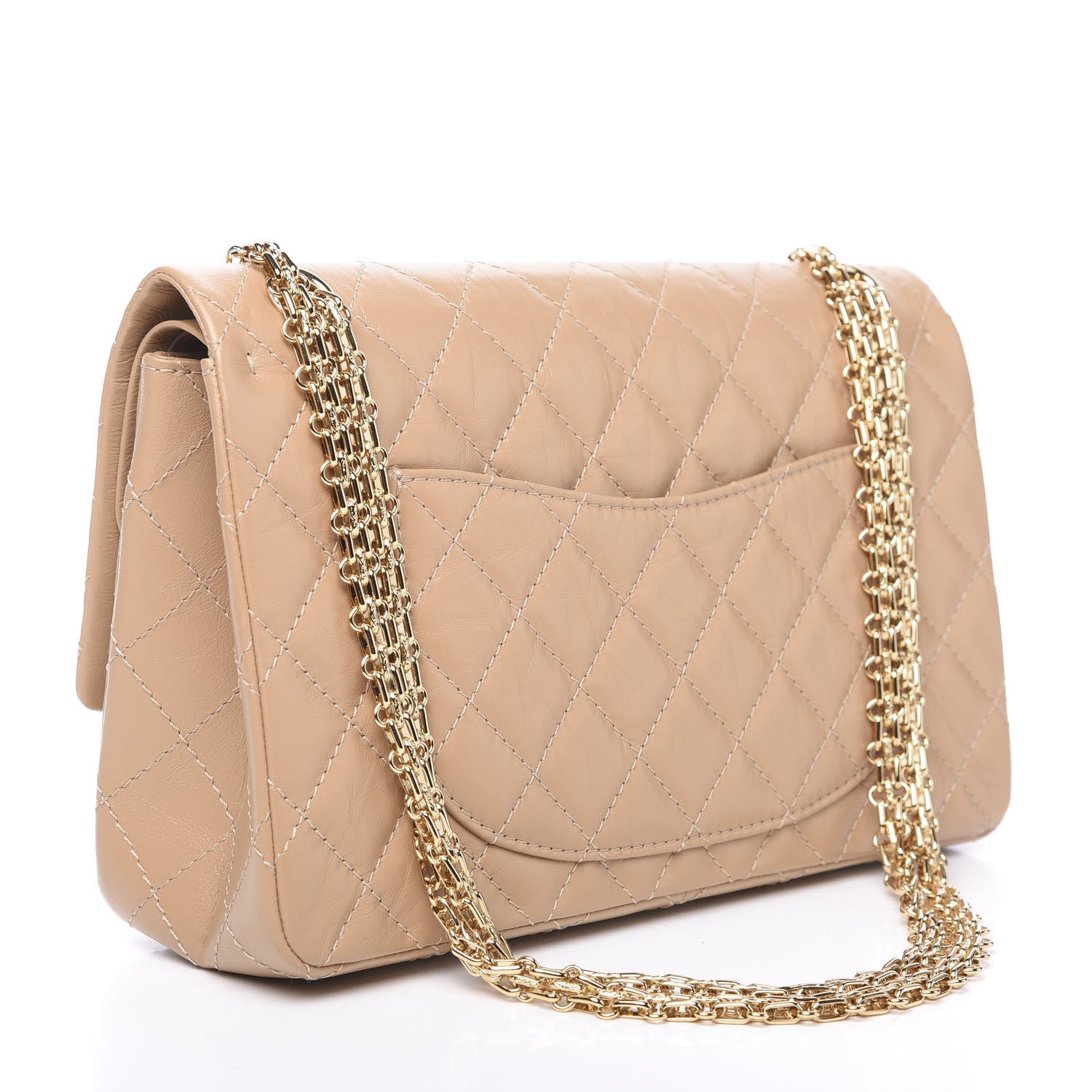 Chanel Aged Calfskin Quilted 2.55 Reissue 226 Flap Beige 2 of 10