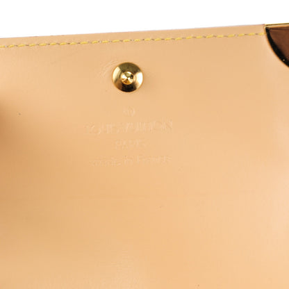 Louis Vuitton Monogram Multicolor Porte-Monnaie Plat Coin Purse White 6 of 7