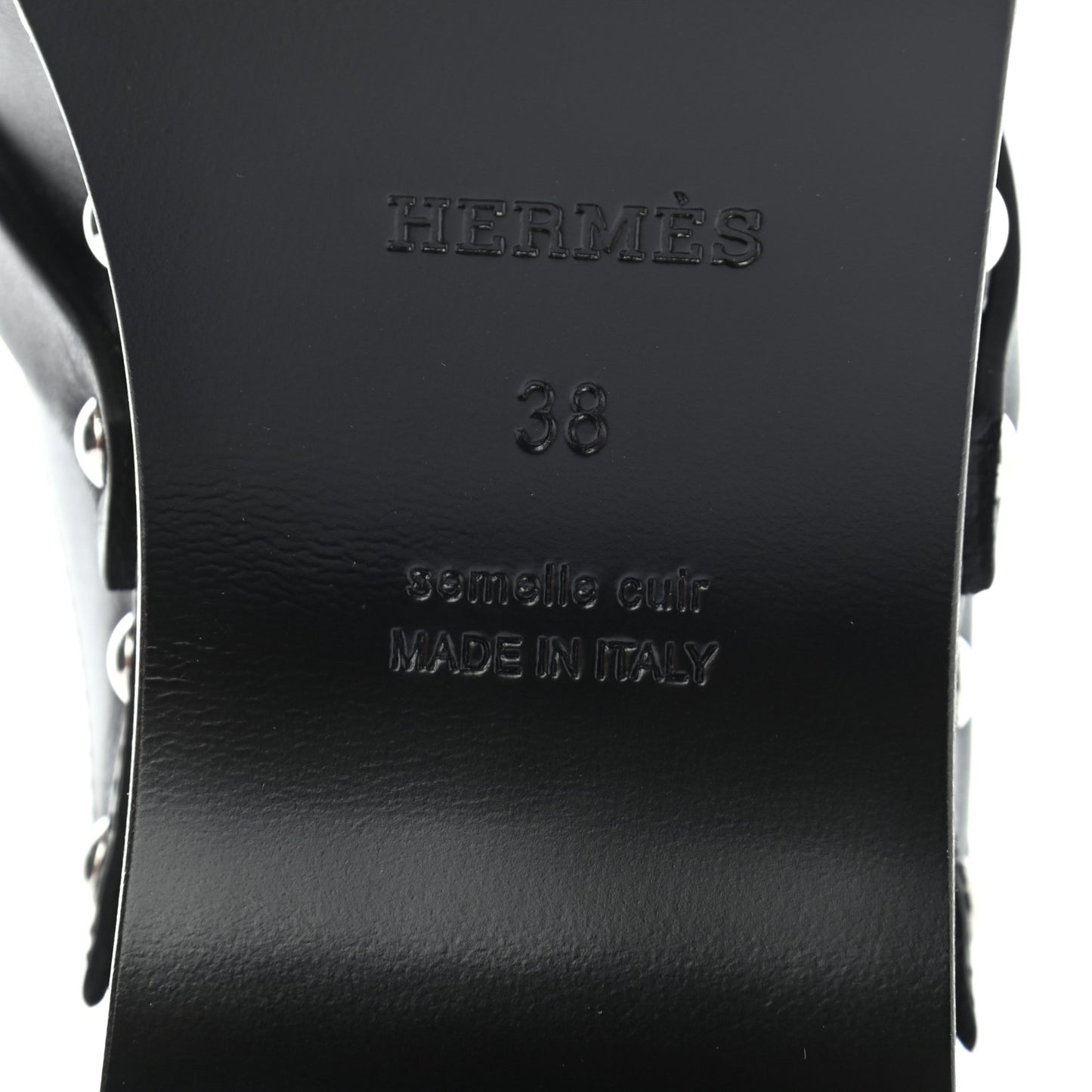Calfskin Carlotta Mules 38 Black