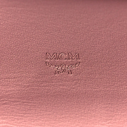 MCM Visetos Large Patricia Wallet On Chain Soft Pink 6 of 10