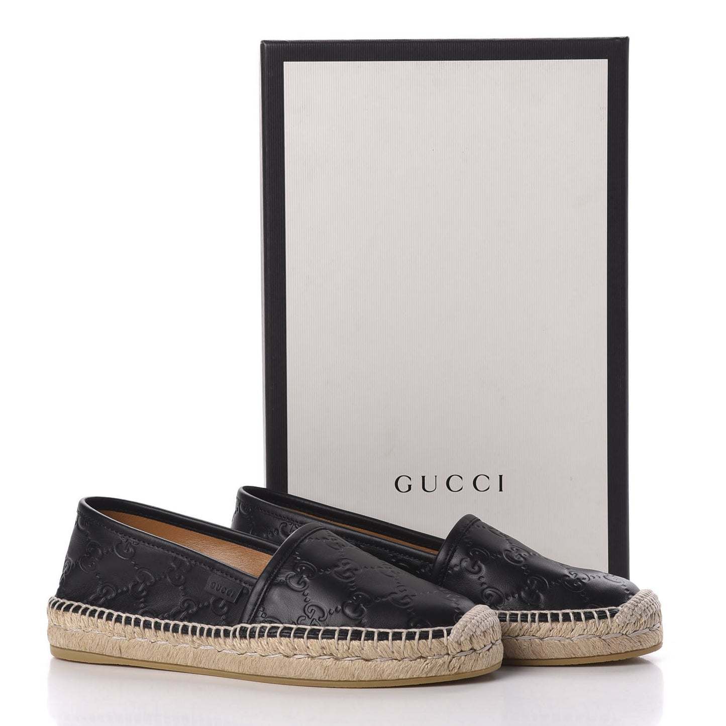Guccissima Signature Espadrilles 35 Black