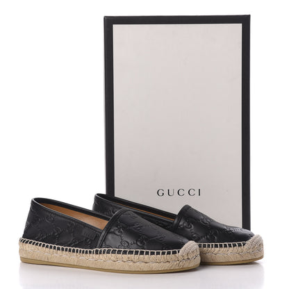 Gucci Guccissima Signature Espadrilles 35 Black 9 of 9