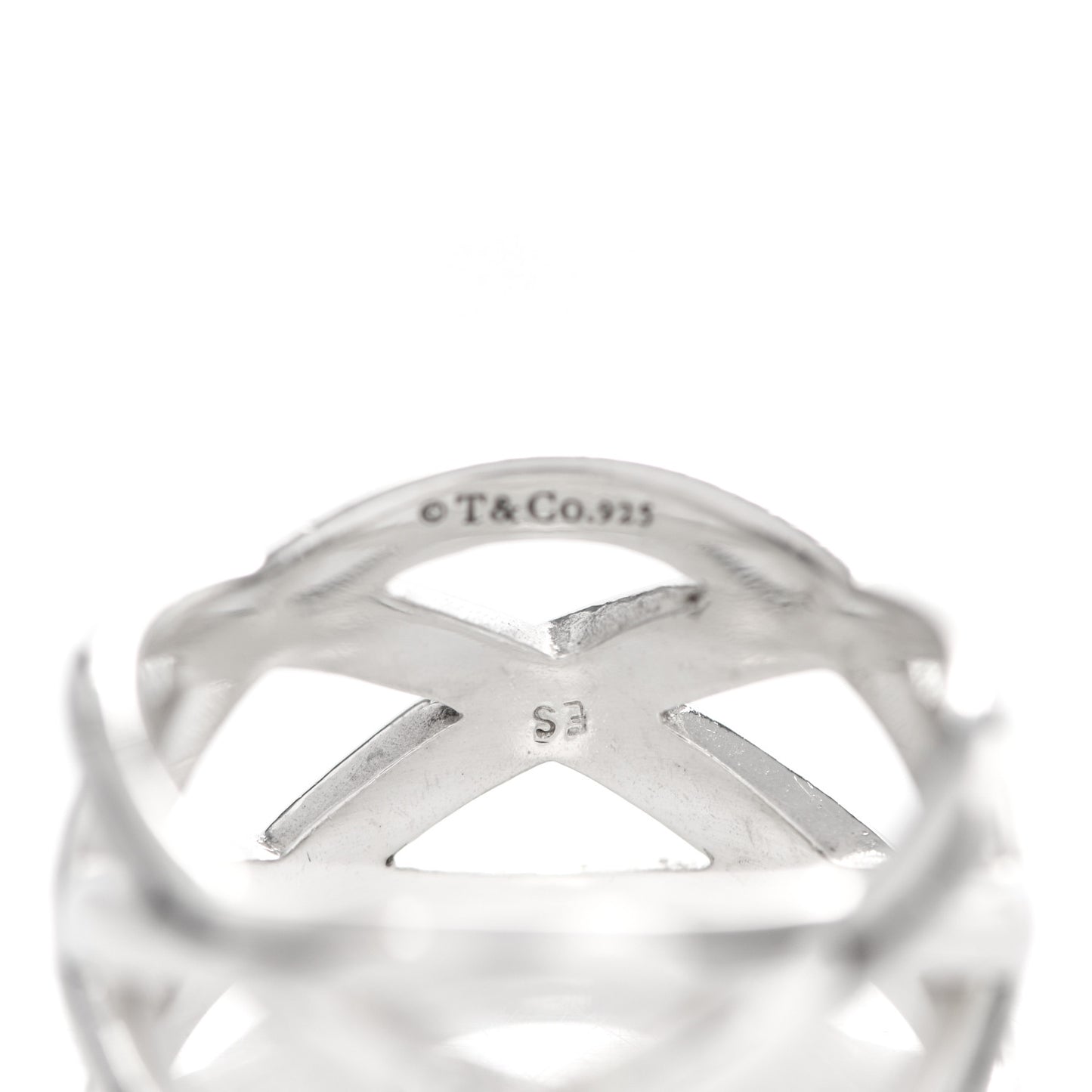 Sterling Silver Celtic Knot Ring 54 6.75
