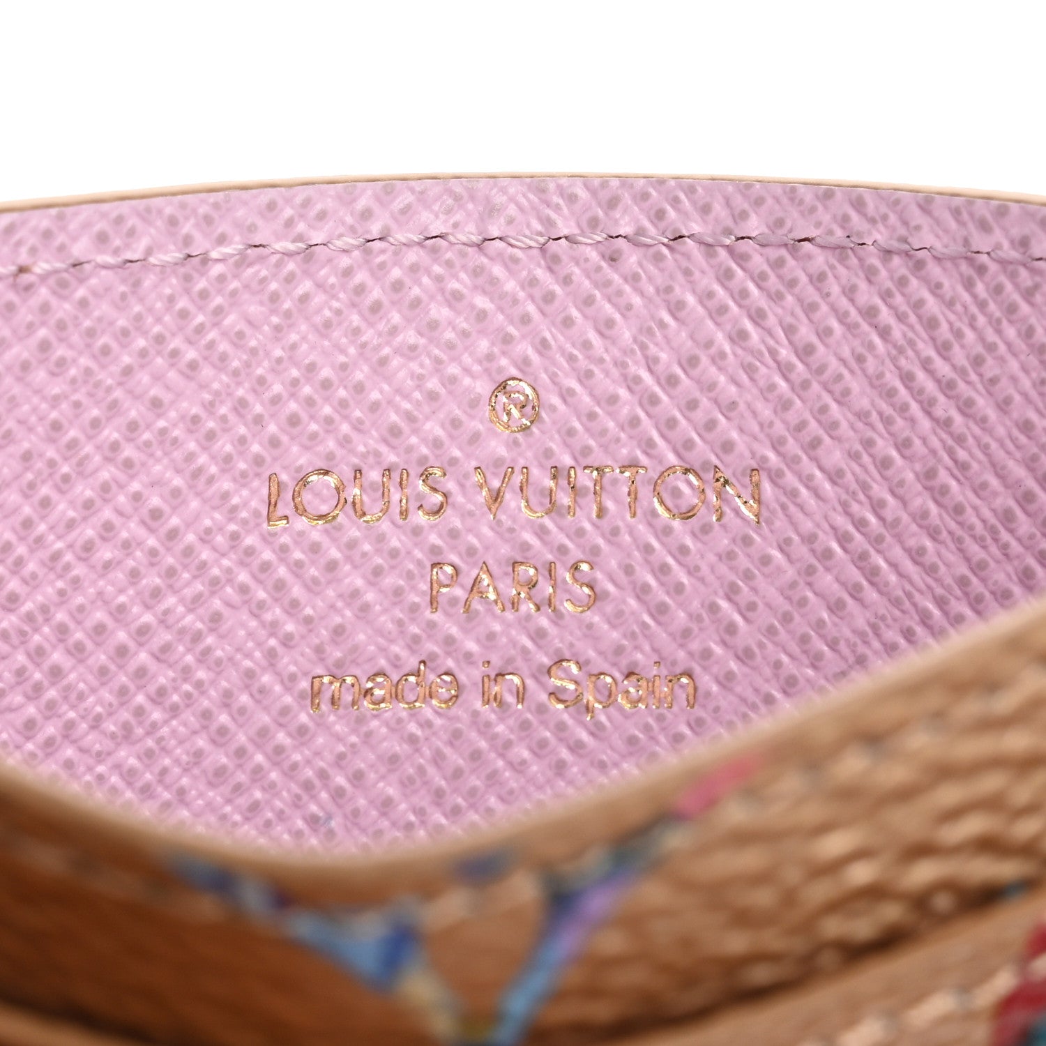 Louis Vuitton Metallic Monogram LV Garden Card Holder Gold 6 of 7