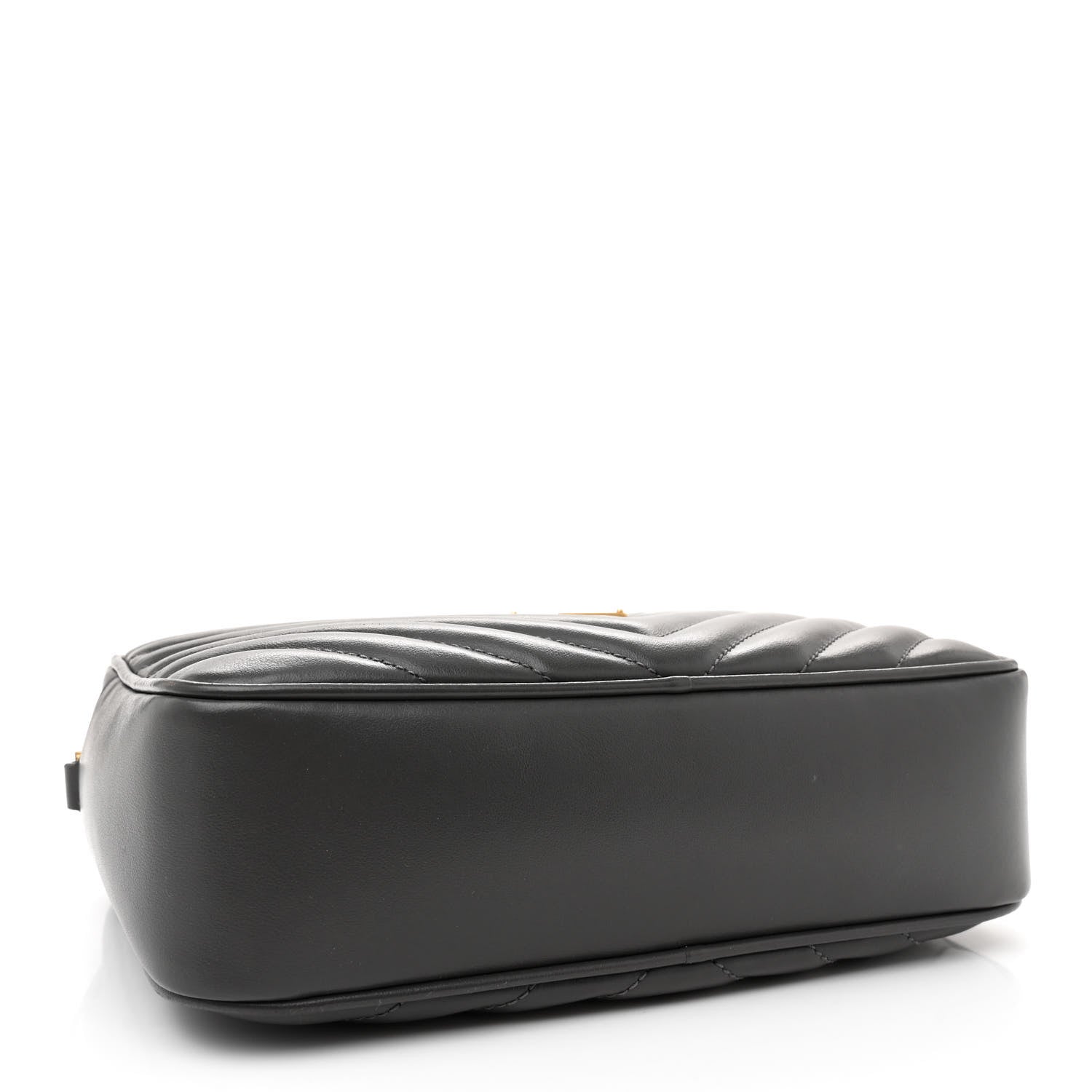 Saint Laurent Calfskin Matelasse Monogram Lou Camera Bag Storm 4 of 13