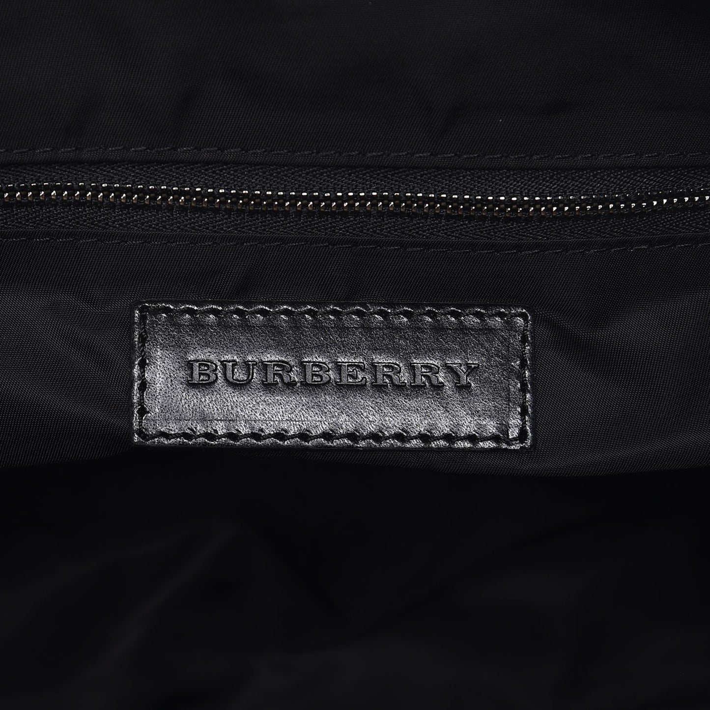 Nylon Beat Check Studded Medium Edenham Satchel Black