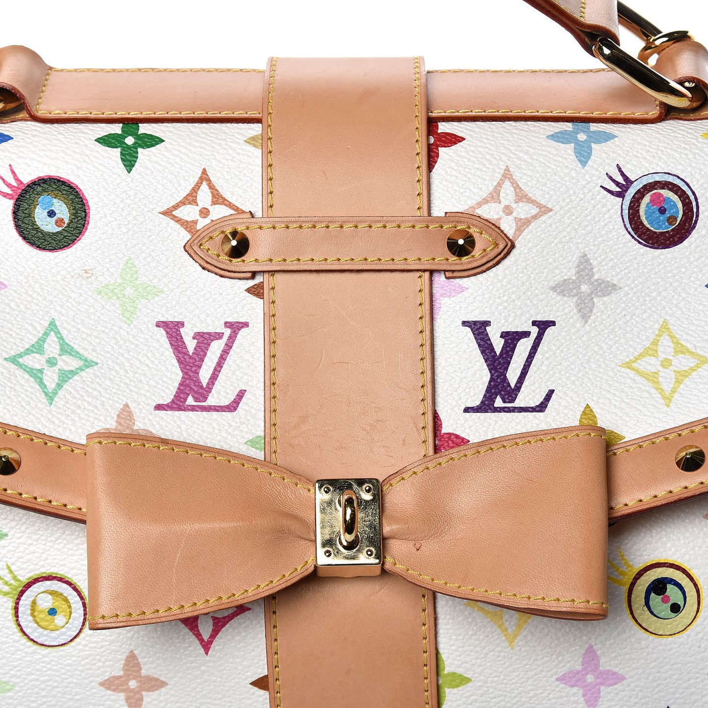 Monogram Multicolor Murakami Eye Love You White