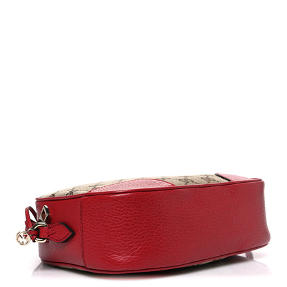 Gucci Monogram Mini Bree Messenger Bag Red 3 of 9