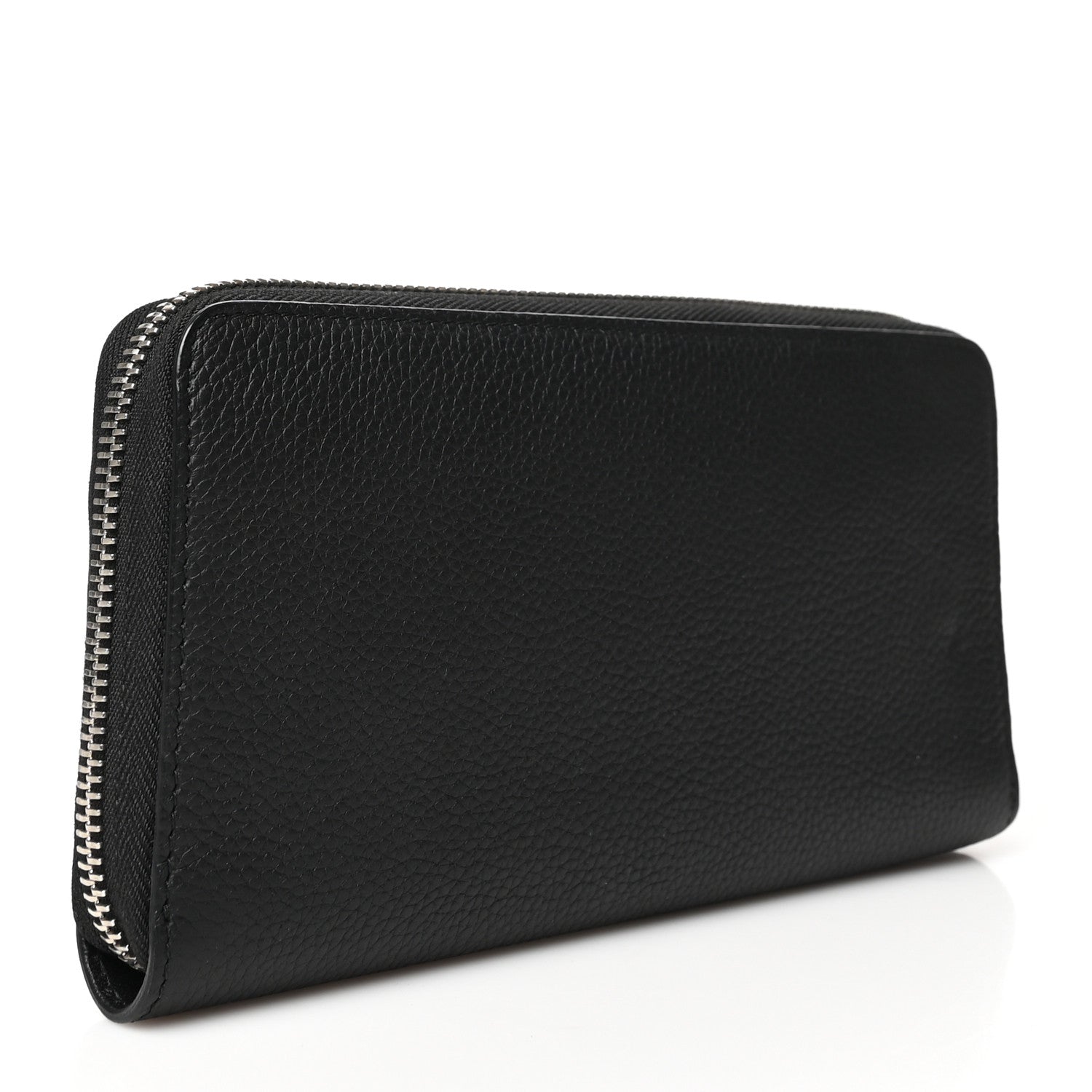 Christian Dior HOMME Grained Calfskin Zipped Wallet Black 3 of 6