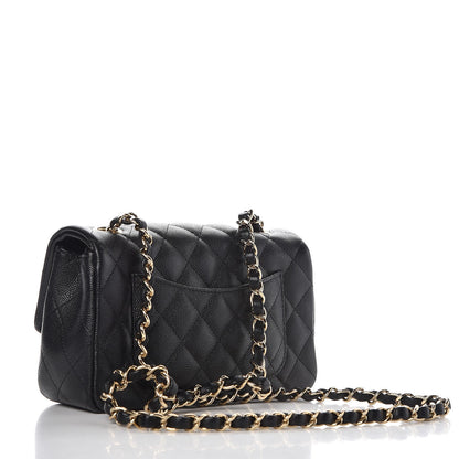 Chanel Caviar Quilted Mini Rectangular Flap Black 3 of 8