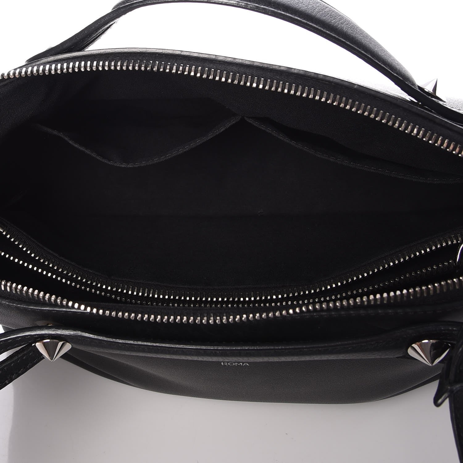 Fendi Vitello Dolce Medium By The Way Boston Bag Black 6 of 13