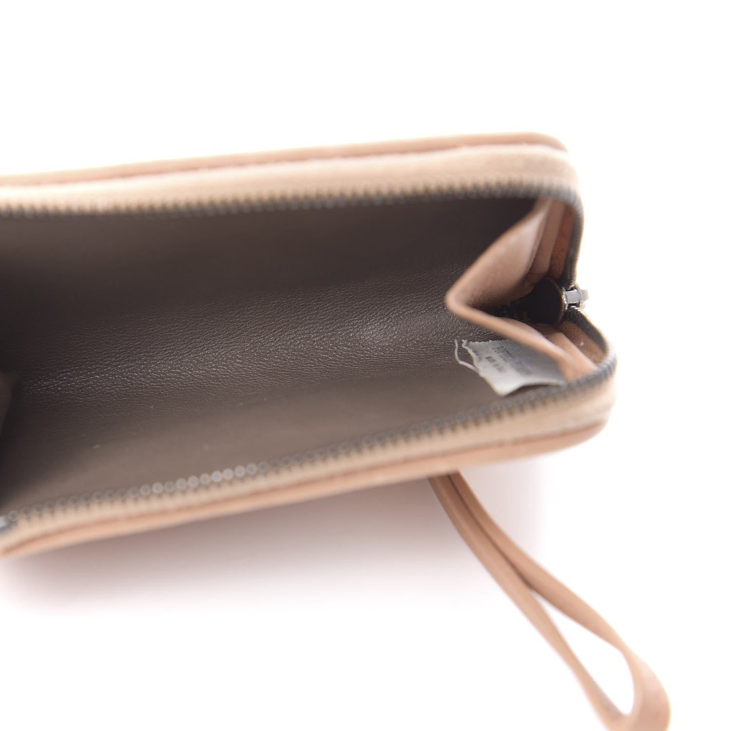 Bottega Veneta Nappa Intrecciato Cross-Stitch Zip Around Coin Purse Dahlia 5 of 10