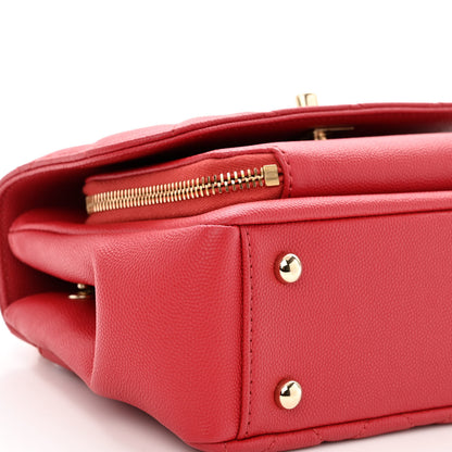 Chanel Caviar Quilted Small Business Affinity Flap Red 9 of 11