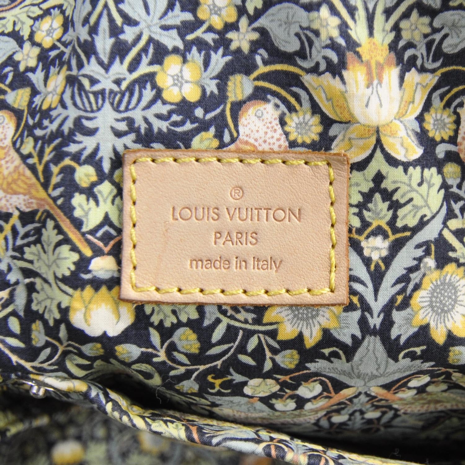 Louis Vuitton Denim Patchwork Bowly Blue 8 of 9
