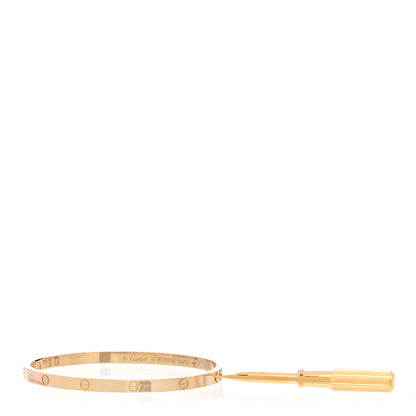 Cartier 18K Yellow Gold Small LOVE Bracelet 16 3 of 5
