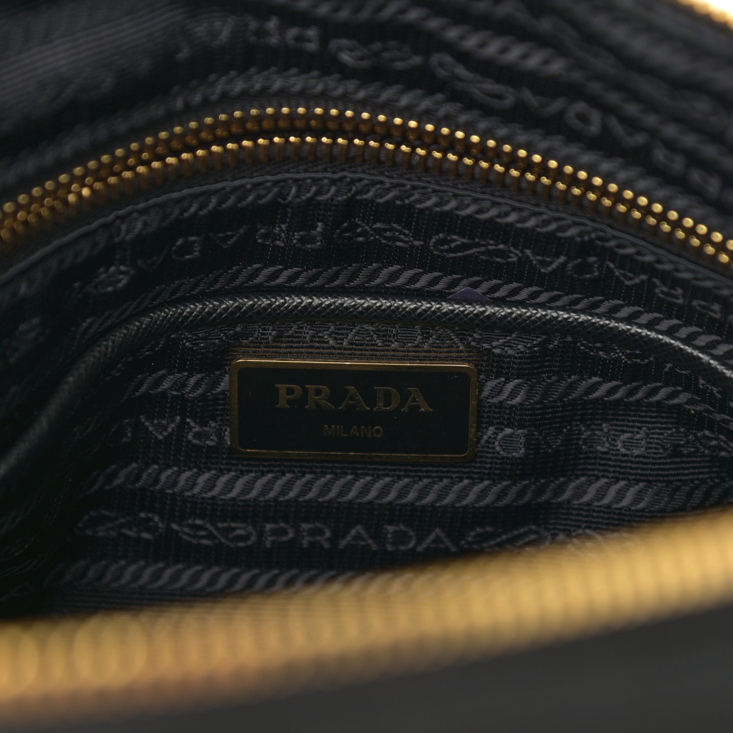 Tessuto Nylon Saffiano Small Satchel Black