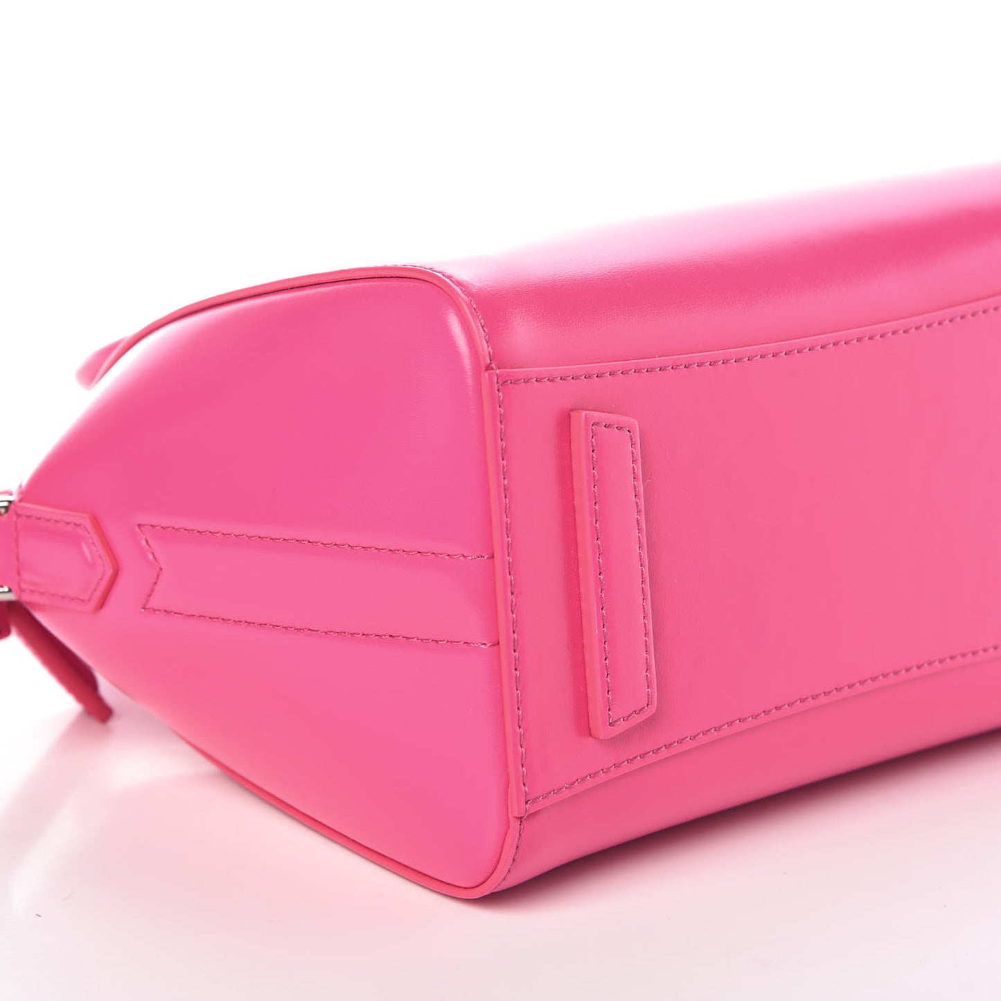 Shiny Lord Calfskin Mini Antigona Shocking Pink