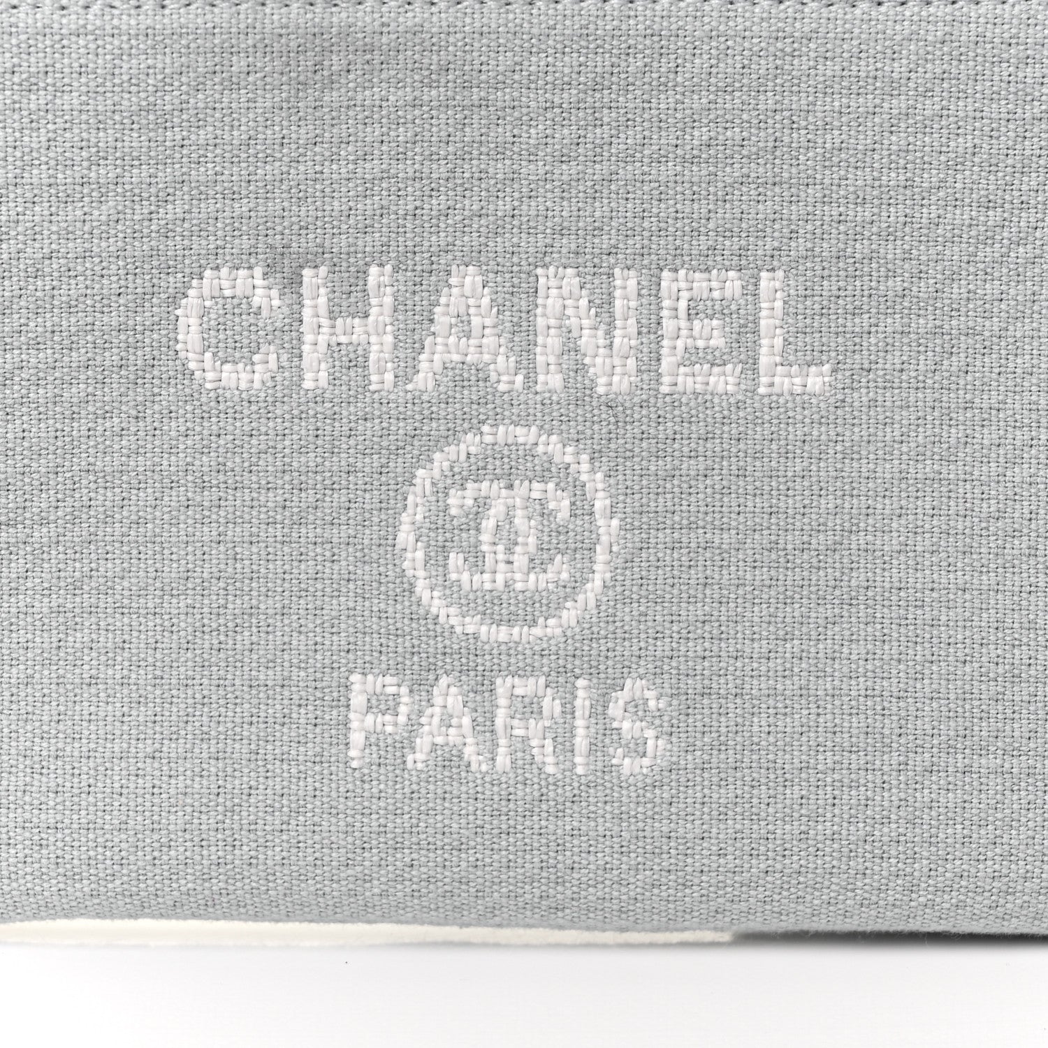 Chanel Mixed Fibers Small Deauville Tote Grey 7 of 10