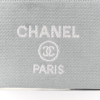 Chanel Mixed Fibers Small Deauville Tote Grey 7 of 10