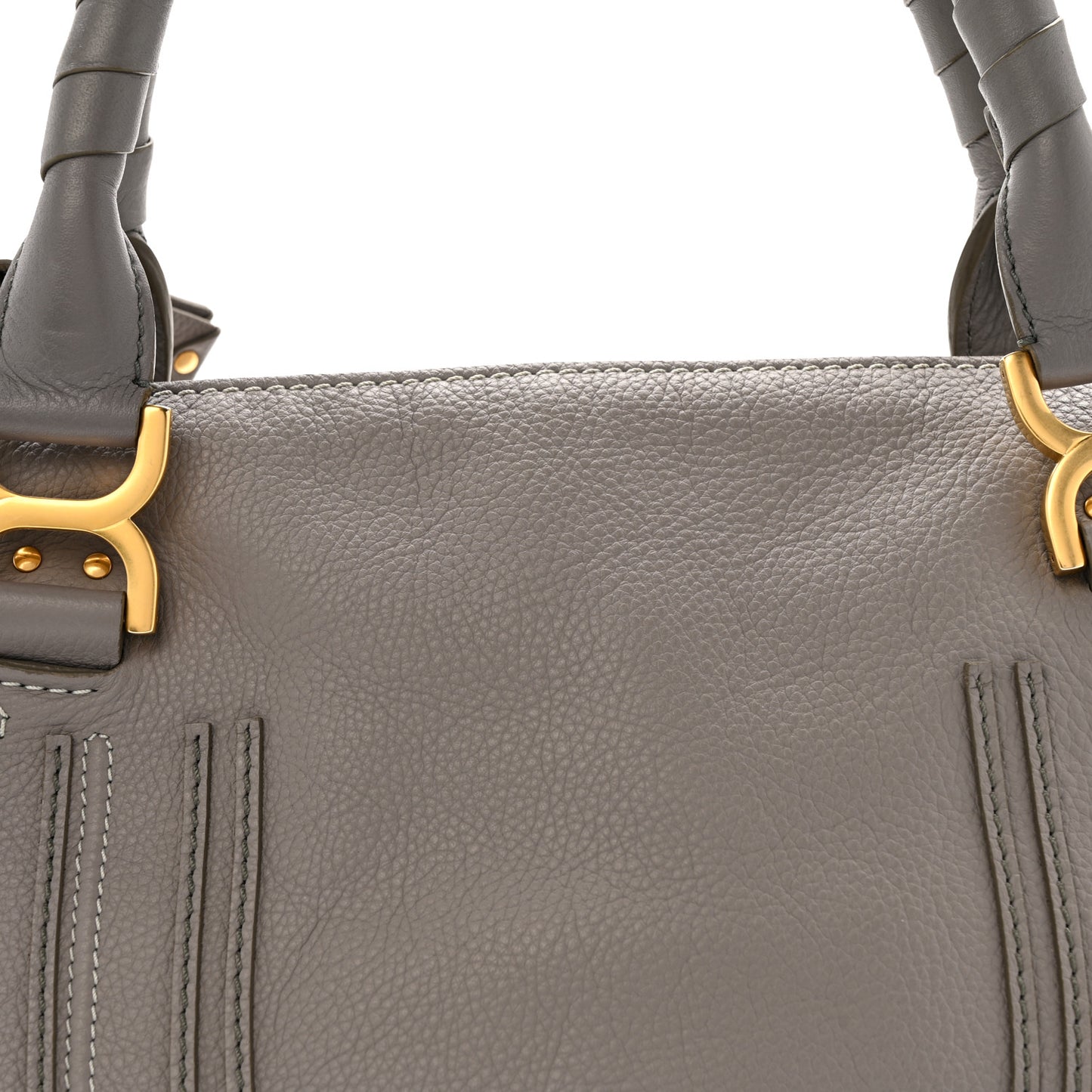 Calfskin Medium Marcie Satchel Cashmere Grey