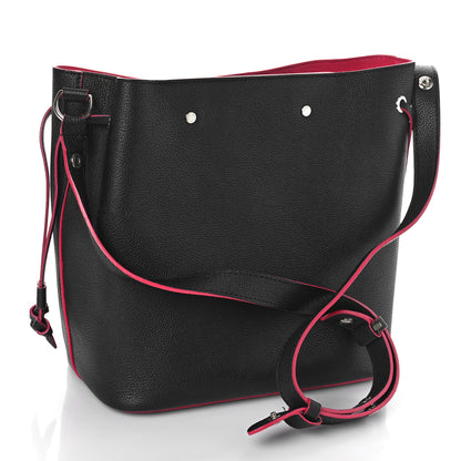Louis Vuitton Calfskin Lockme Bucket Black 2 of 9