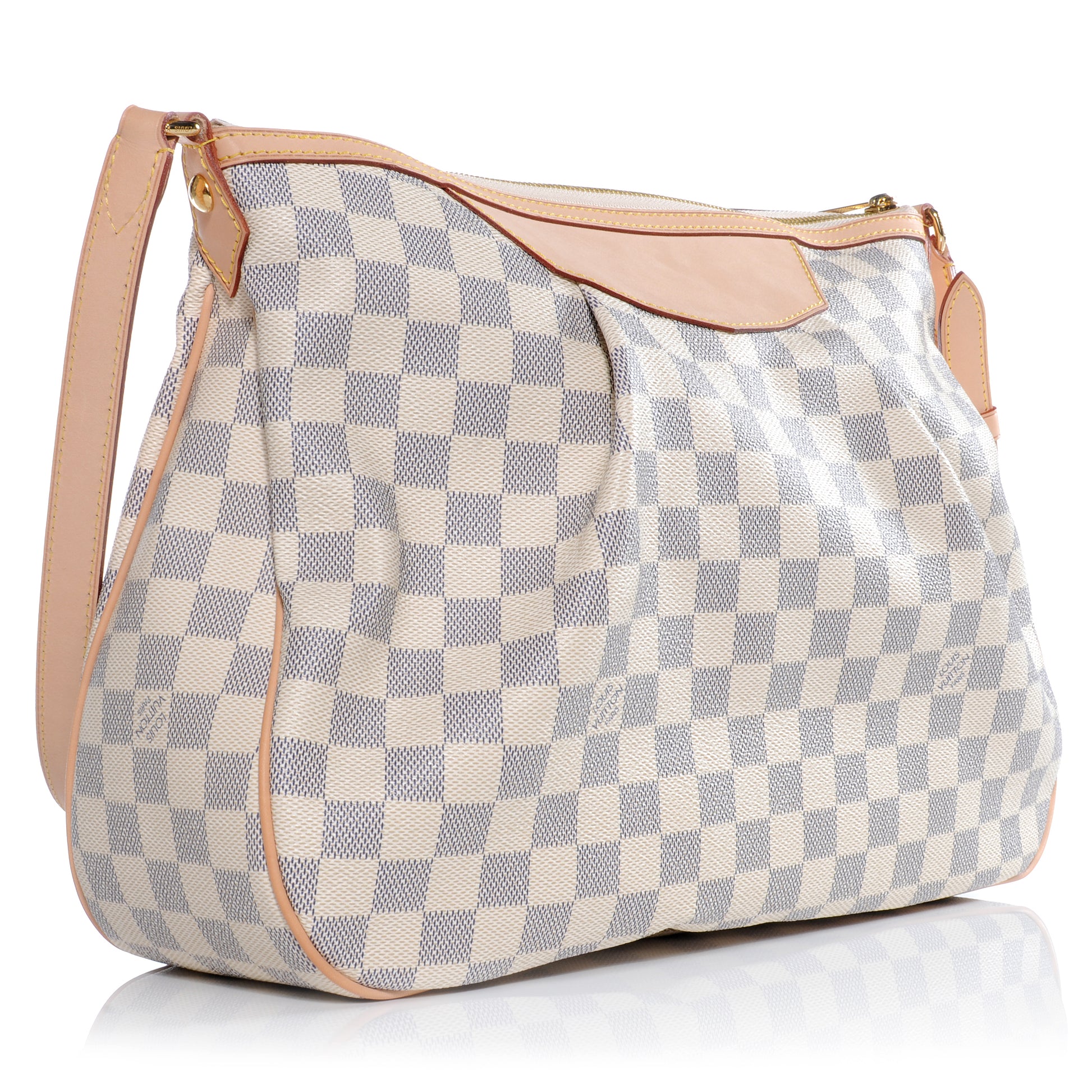 Louis Vuitton Damier Azur Siracusa MM 3 of 8