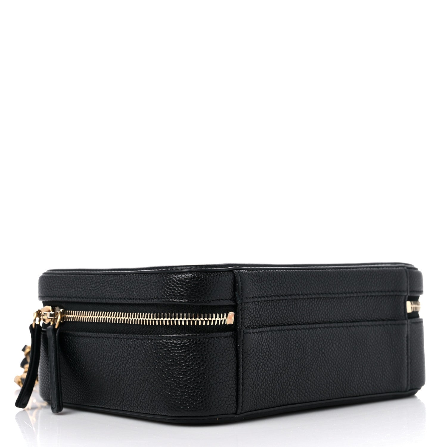 Chanel Caviar Quilted Medium CC Filigree Vanity Case Black 4 of 9