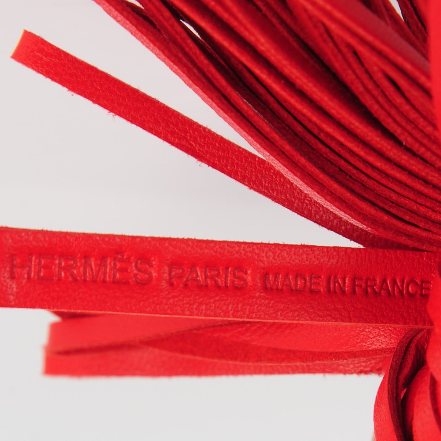 Lambskin Carmen Tassel Key Holder Rouge Casaque