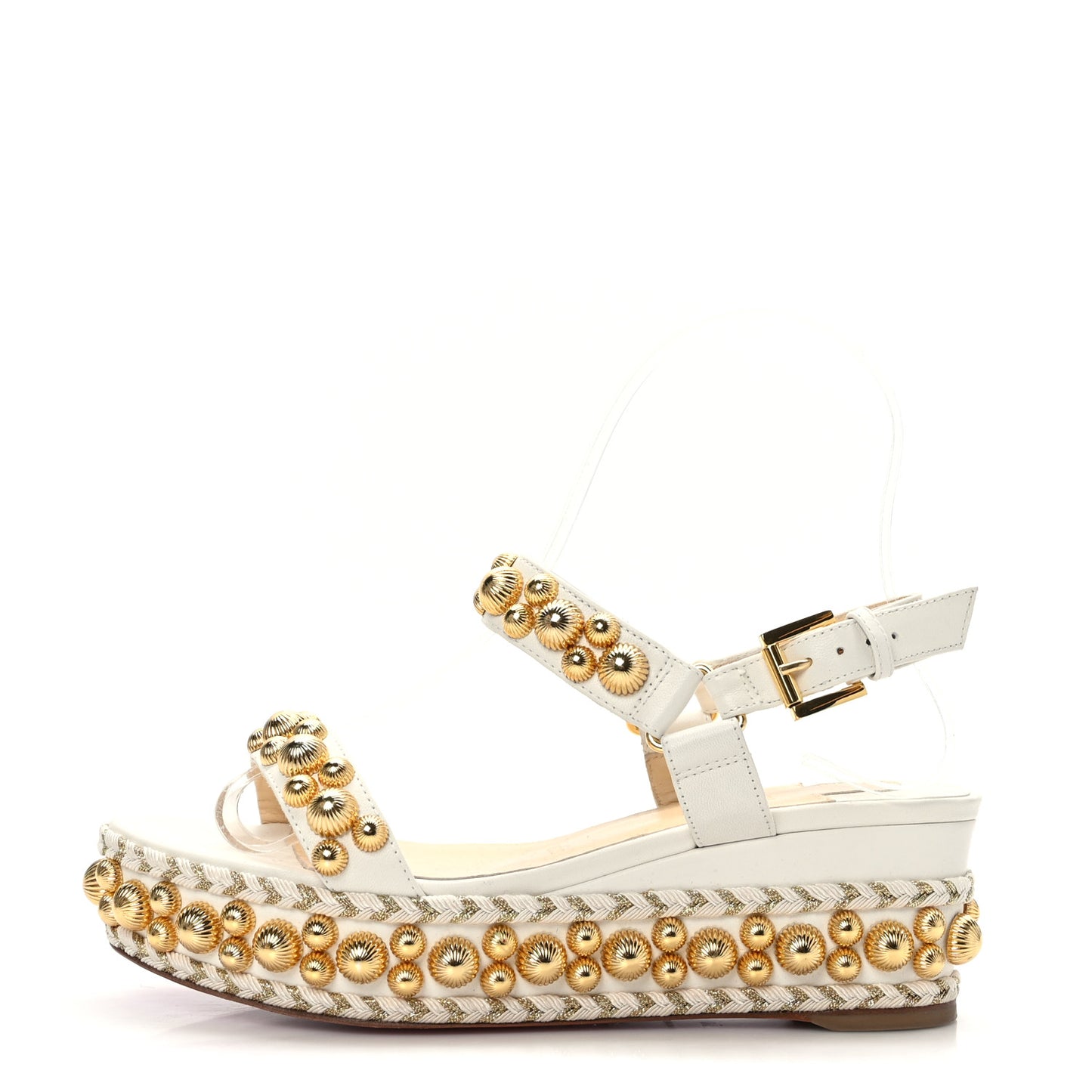 Shiny Nappa Rondaclou 60 Platform Sandals 35 Latte