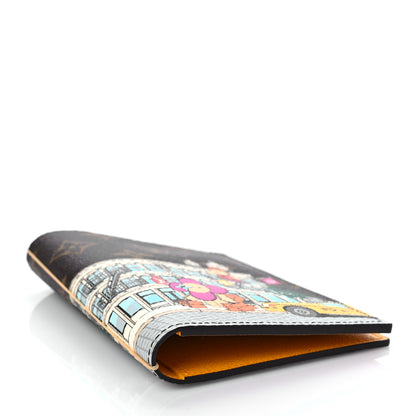 Louis Vuitton Monogram 2022 Christmas Animation New York Soho Passport Cover Yellow 4 of 8