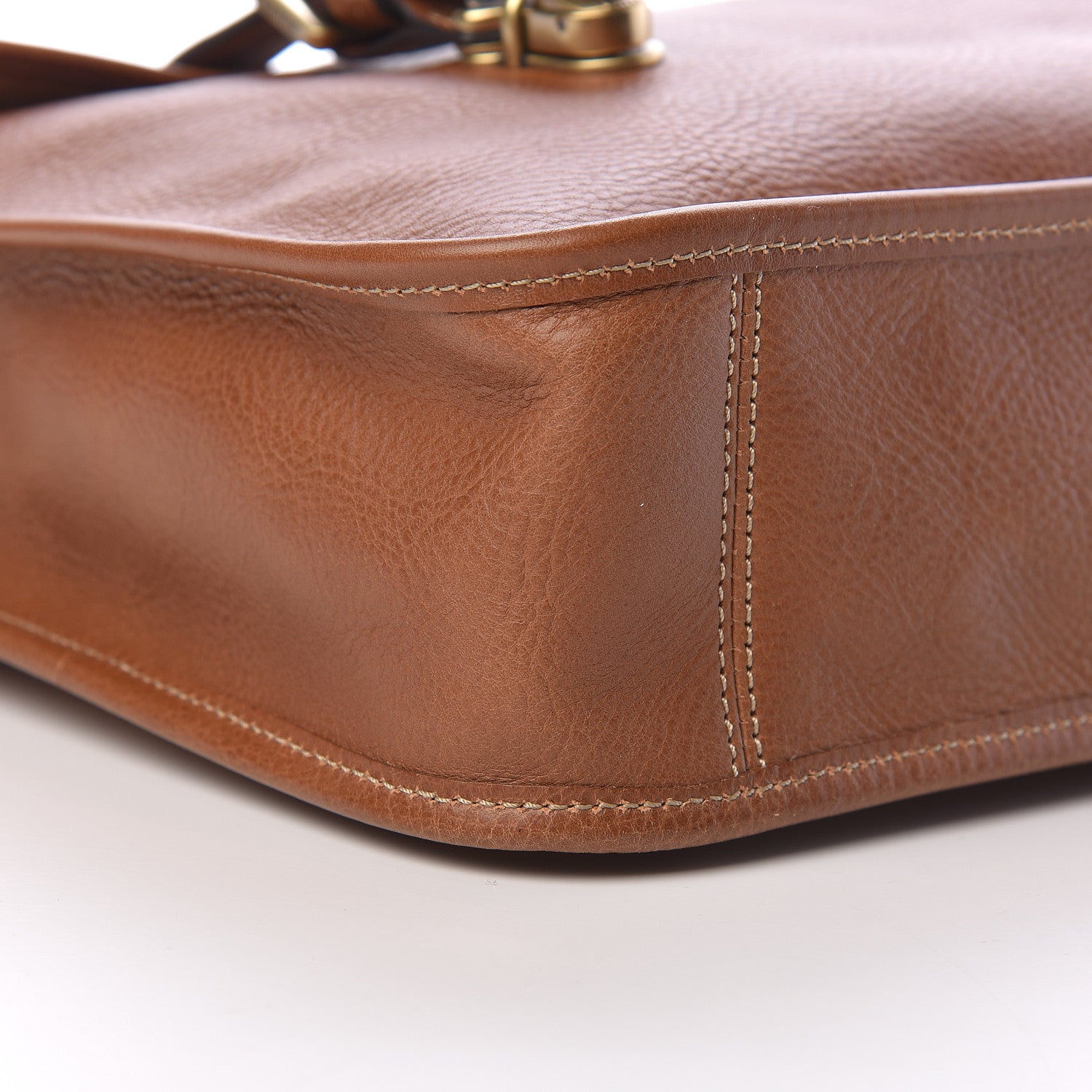 Mulberry Natural Calfskin Elkington Briefcase Oak 5 of 11