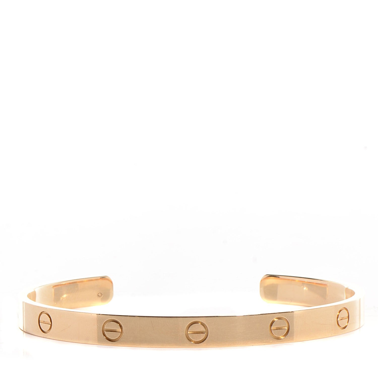 Cartier 18K Yellow Gold LOVE Cuff Bracelet 20 1 of 5