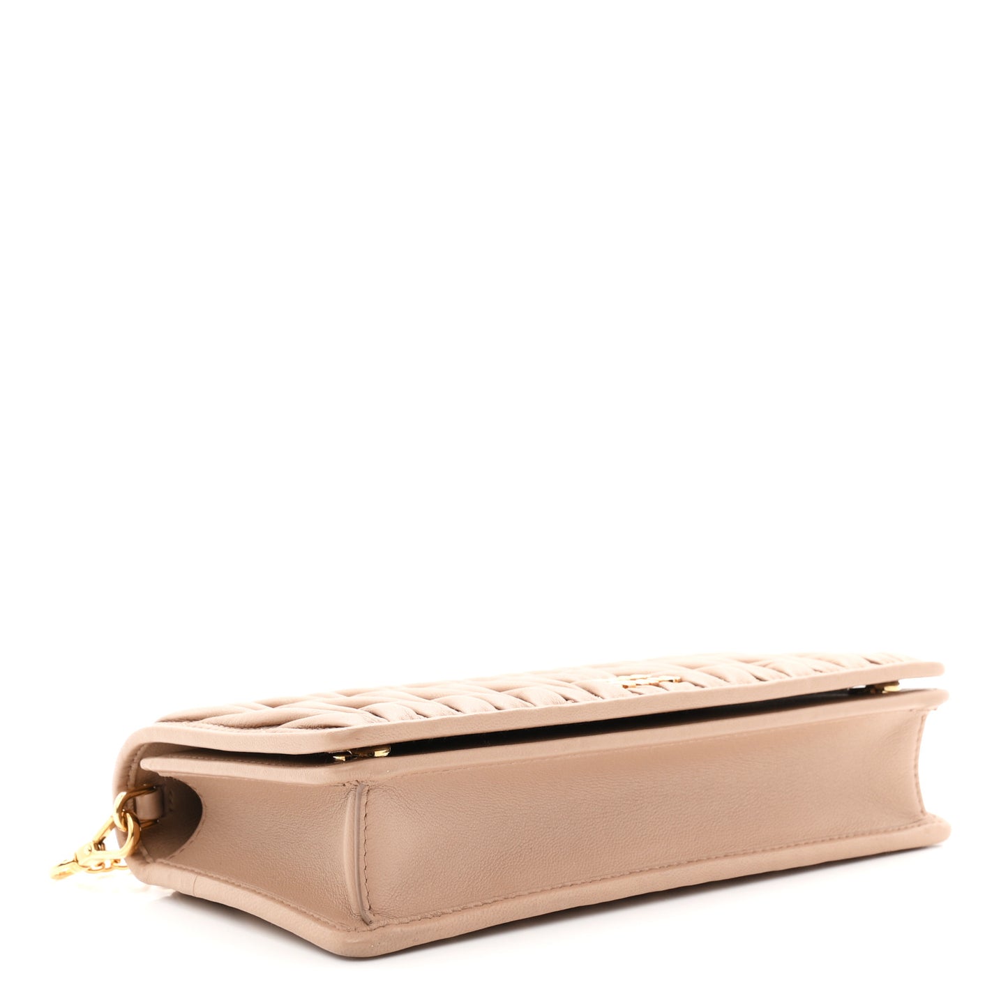 Nappa Matelasse Smartphone Holder With Chain Cammeo