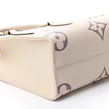 Louis Vuitton Empreinte Monogram Giant Onthego PM Creme Bois De Rose 7 of 11
