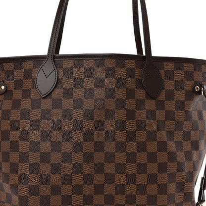 Louis Vuitton Damier Ebene Neo Neverfull MM Rose Ballerine 8 of 10