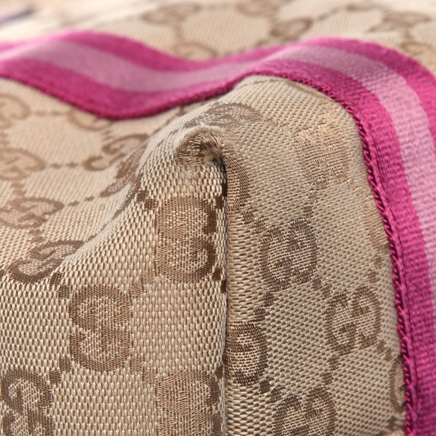 GG Monogram Jolicoeur Vertical Shopping Tote Pink