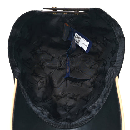 Louis Vuitton Polyester Silk Monogram LV Get Ready Cap M Black 6 of 7