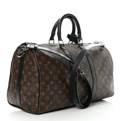 Louis Vuitton Monogram Macassar Keepall Bandouliere 45 3 of 13
