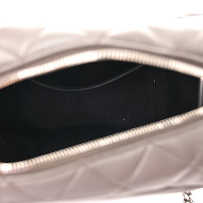 Saint Laurent Calfskin Y Quilted Monogram Small Loulou Bowling Bag Earth 5 of 12