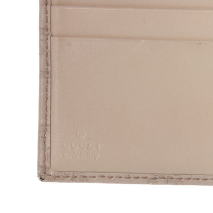 Gucci Guccissima Icon Bar French Flap Wallet White 7 of 21